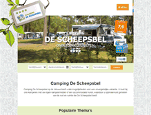 Tablet Screenshot of descheepsbel.nl